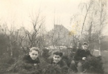 Trīs zēni parkā