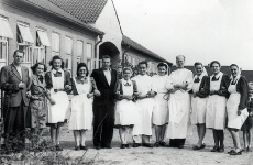 Ventdorfas nometnes slimnīcas darbinieki