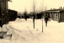 Flintbekas nometnes skats ziemā.