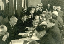 Latviešu Centrālās Padomes sesija.